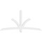 Ekena Millwork Davenport Architectural Grade PVC Gable Bracket, 84"W x 42"H x 2"D x 4"F, 12/12 Pitch GBP084X42X0204DAV00 - alternate 4
